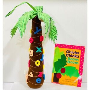 Chicka Chicka boom boom tree book stick on letters boys girls 3–7 learning toy